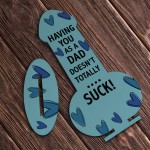 Funny Dad Wooden Plaque Dad Gift For Birthday Fathers Day 