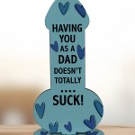 Funny Dad Wooden Plaque Dad Gift For Birthday Fathers Day 