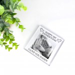 Happy 1st Fathers Day Gift For Daddy Personalised Photo Block