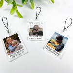 PERSONALISED DAD KEYRING Best Dad In The World Fathers Day Gift