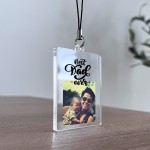 PERSONALISED DAD KEYRING Best Dad Ever Gift For Fathers Day