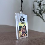 PERSONALISED DAD KEYRING Best Dad Ever Gift For Fathers Day