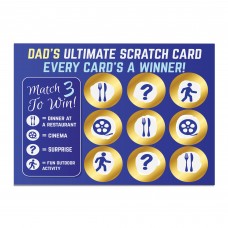 Dad Gift Novelty Scratch Card Gift For Birthday Fathers Day Dad 