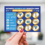 Gifts for Dad Scratch Card Fathers Day Gift Scratch Card Novelty
