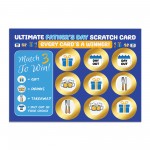 Gifts for Dad Scratch Card Novelty Fathers Day Gift Scratch Card