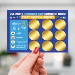 Gifts for Dad Scratch Card Novelty Fathers Day Gift Scratch Card