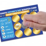 Gifts for Dad Scratch Card Novelty Fathers Day Gift Scratch Card