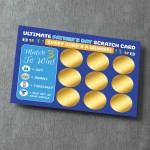 Gifts for Dad Scratch Card Novelty Fathers Day Gift Scratch Card