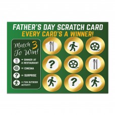 Fathers Day Scratch Card Novelty Gift For Dad, Dad Gift