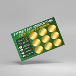 Fathers Day Scratch Card Novelty Gift For Dad, Dad Gift