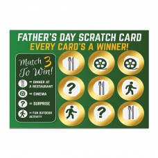 Father's Day Scratch Card Novelty Gift For Dad Gift For Him Men