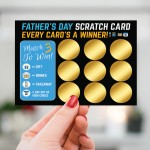 Scratch Card For Dad Gifts for Dad Fun Fathers Day Gift Novelty