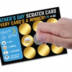 Scratch Card For Dad Gifts for Dad Fun Fathers Day Gift Novelty