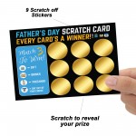 Scratch Card For Dad Gifts for Dad Fun Fathers Day Gift Novelty