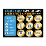 Scratch Card For Dad Gift for Dad Fathers Day Gift Novelty Card