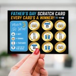 Scratch Card For Dad Gift for Dad Fathers Day Gift Novelty Card
