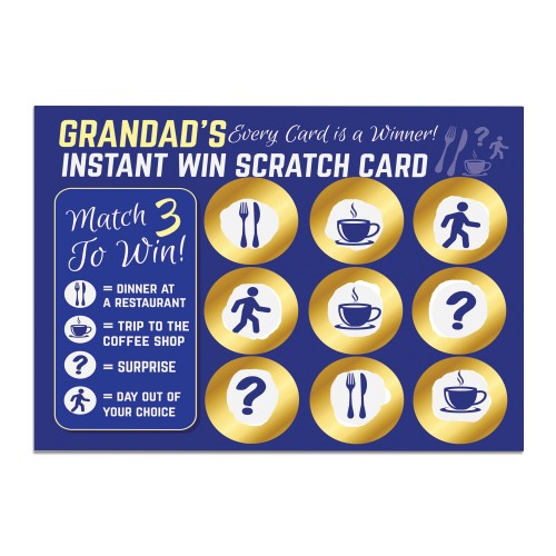 Gift For Grandad Birthday Gifts Novelty Scratch Card Fathers Day Gift For Grandad Birthday Gifts Novelty Scratch Card Fathers Day