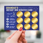 Gift For Grandad Birthday Gifts Novelty Scratch Card Fathers Day Gift For Grandad Birthday Gifts Novelty Scratch Card Fathers Day