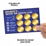 Gift For Grandad Birthday Gifts Novelty Scratch Card Fathers Day Gift For Grandad Birthday Gifts Novelty Scratch Card Fathers Day
