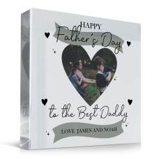 Fathers Day Gift For Best Daddy Personalised Clear Block Daddy