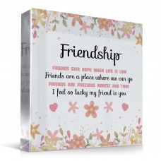 Friendship Gift For Best Friend Plaque Gift For Her Christmas