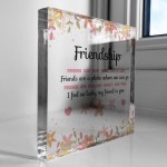 Friendship Gift For Best Friend Plaque Gift For Her Christmas