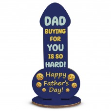 Dad Gift Fathers Day Wood Plaque Novelty Joke Gift For Dad Funny