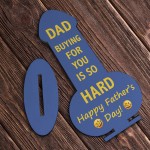 Dad Gift For Fathers Day Funny Wood Plaque Gift For Dad Novelty