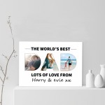 Personalised Fathers Day Print DAD Pictures Dad Birthday Gifts