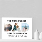 Personalised Fathers Day Print DAD Pictures Dad Birthday Gifts