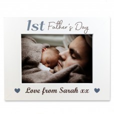 First Fathers Day Gift For Dad Daddy Personalised Photo Frame