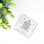 Handmade Personalised Teacher Gift Acrylic Block Thank You Gift