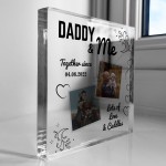 Personalised Gift For Daddy From Daughter Son Daddy And Me