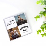 Personalised Dad Photo Gift Acrylic Block Dad Gift For Birthday