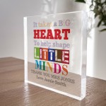 Thank You Gift For Teacher Big Heart To Shape Little Minds