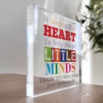 Thank You Gift For Teacher Big Heart To Shape Little Minds