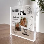 Personalised Gift For SISTER From Sister Brother SISTER AND ME