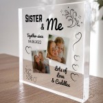 Personalised Gift For SISTER From Sister Brother SISTER AND ME