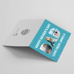 Personalised Fathers Day Card For Dad With Photos DAD CARD