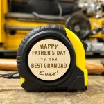 Grandad Fathers Day Gift Engraved Tape Measure DIY Gifts