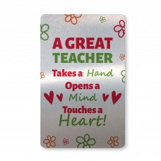 Teacher Appreciation Gifts Metal Card Thank You Gift For Teacher