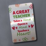 Teacher Appreciation Gifts Metal Card Thank You Gift For Teacher