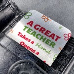 Teacher Appreciation Gifts Metal Card Thank You Gift For Teacher
