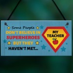 Super Hero Teacher Thank You Gifts For Him Her