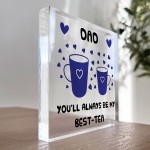 Dad Gifts From Daughter Son Acrylic Block Dad Gift For Birthday