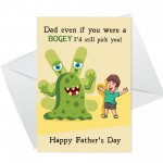 Funny Humour Dad Card Fathers Day Card With Envelope Dad Card