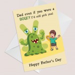 Funny Humour Dad Card Fathers Day Card With Envelope Dad Card