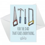 Funny Card For Dad Fathers Day Card With Envelope Dad Card