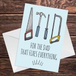 Funny Card For Dad Fathers Day Card With Envelope Dad Card