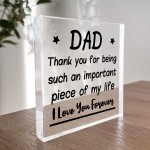 Gift For DAD Thank You Gift For Dad Birthday Gift Fathers Day